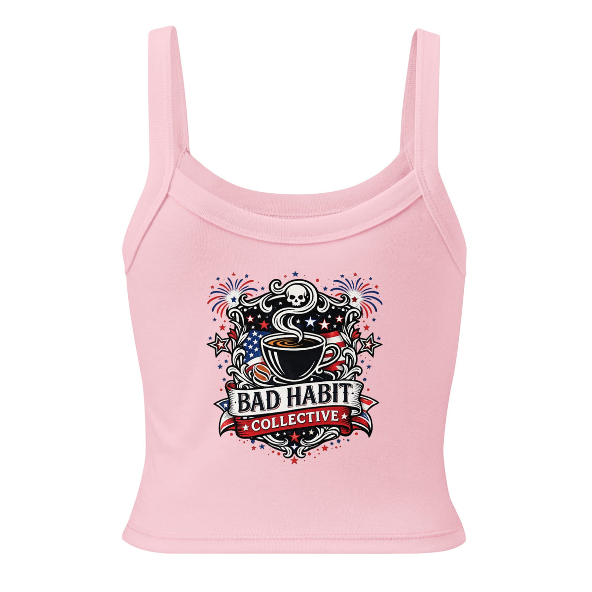 Women’s Red, White, and Bad Tank Top | Bad Habit Collective