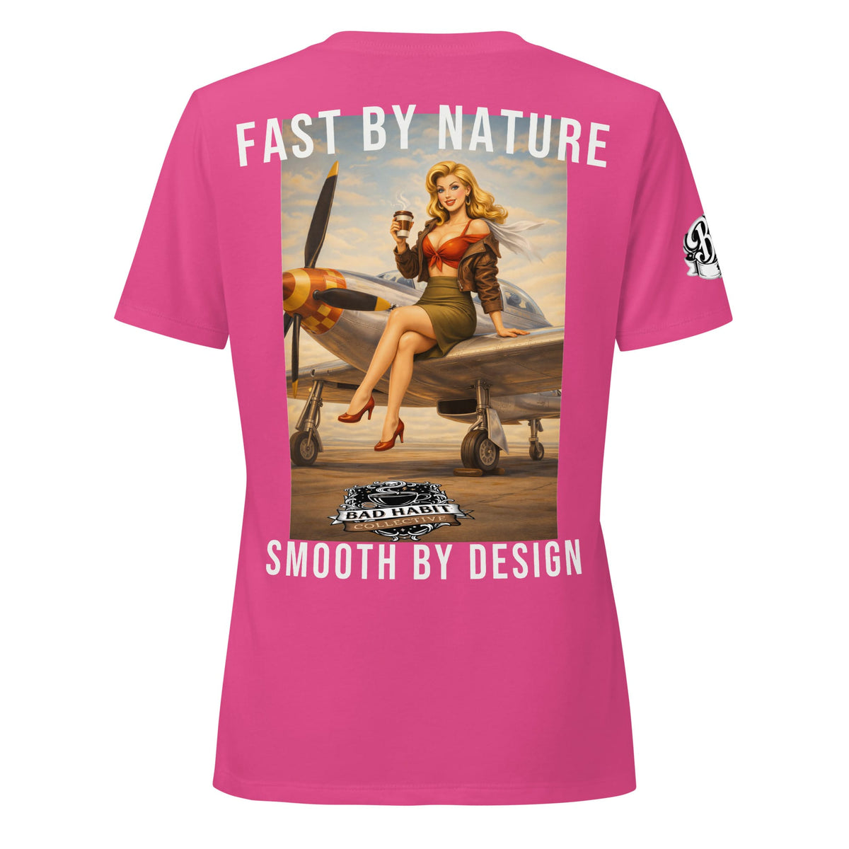 Women’s Cleared for Takeoff Relaxed V-neck T-shirt | Bad Habit Collective