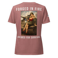 Women’s hell on wheels relaxed v-neck t-shirt | Bad Habit Collective