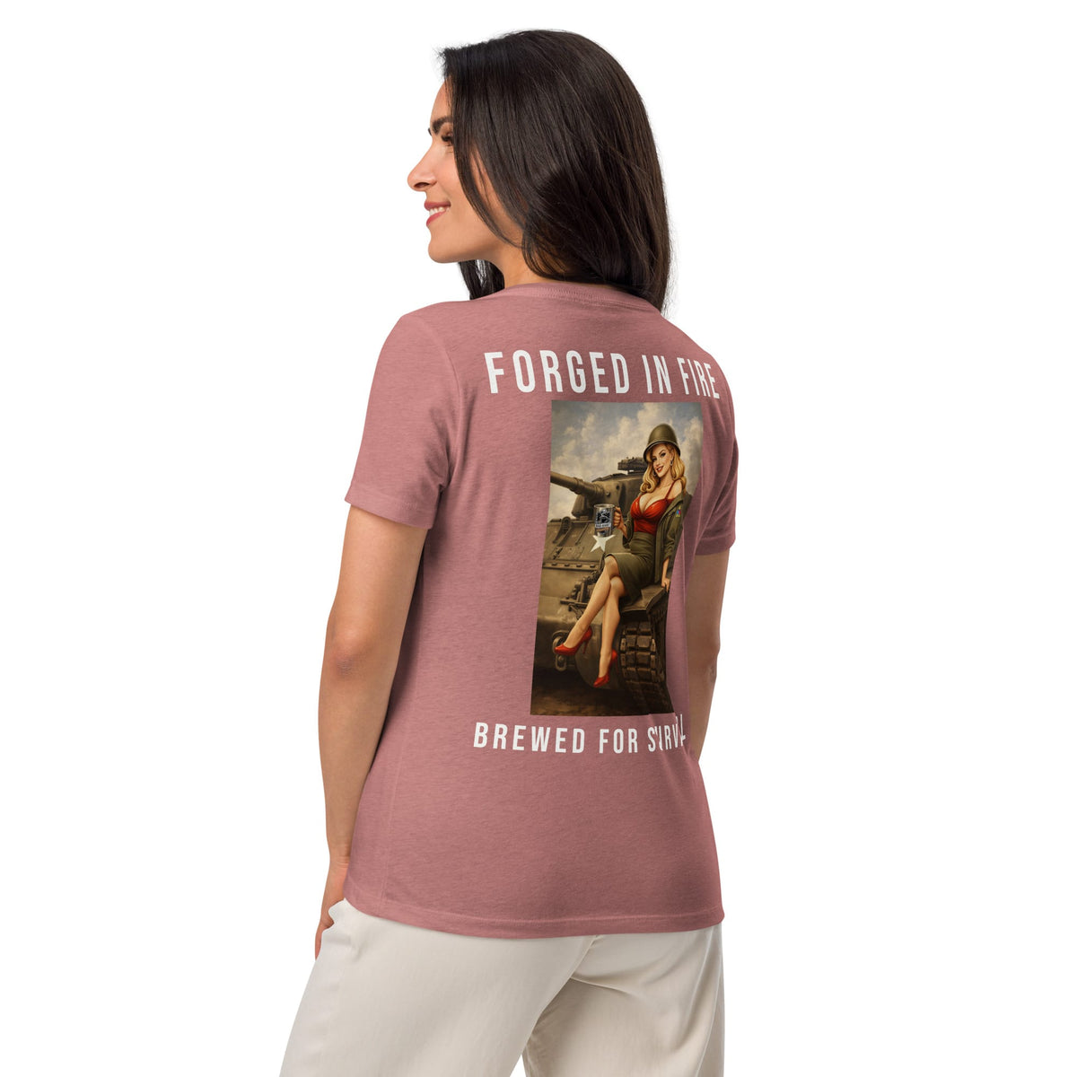 Women’s hell on wheels relaxed v-neck t-shirt | Bad Habit Collective