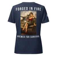 Women’s hell on wheels relaxed v-neck t-shirt | Bad Habit Collective