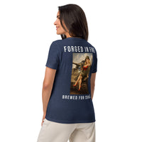 Women’s hell on wheels relaxed v-neck t-shirt | Bad Habit Collective