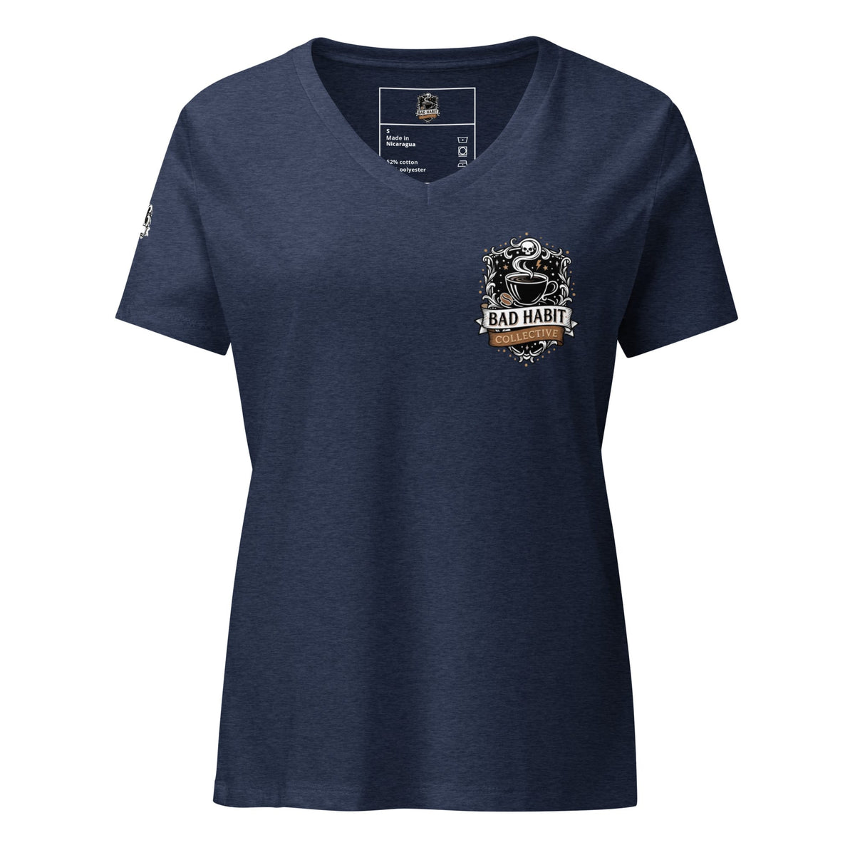 Women’s hell on wheels relaxed v-neck t-shirt | Bad Habit Collective