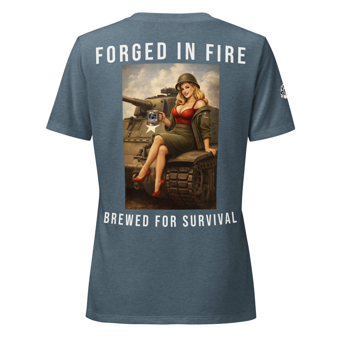 Women’s hell on wheels relaxed v-neck t-shirt | Bad Habit Collective