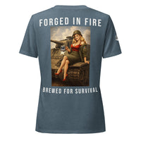 Women’s hell on wheels relaxed v-neck t-shirt | Bad Habit Collective