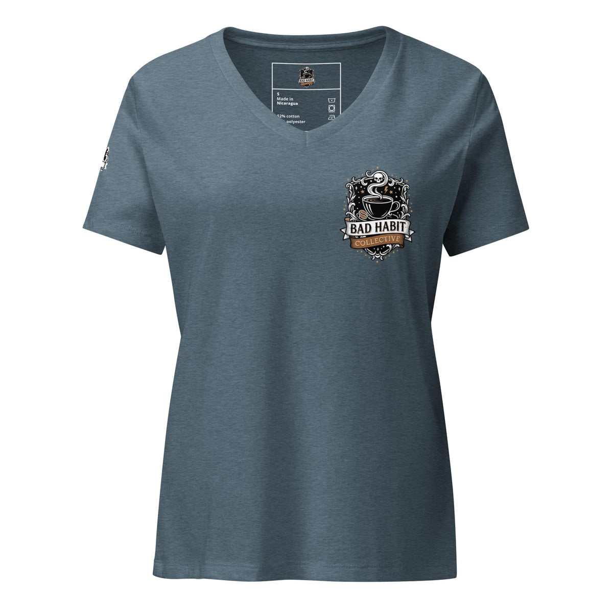 Women’s hell on wheels relaxed v-neck t-shirt | Bad Habit Collective