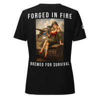 Women’s hell on wheels relaxed v-neck t-shirt | Bad Habit Collective