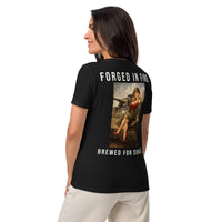 Women’s hell on wheels relaxed v-neck t-shirt | Bad Habit Collective