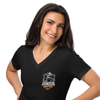 Women’s hell on wheels relaxed v-neck t-shirt | Bad Habit Collective