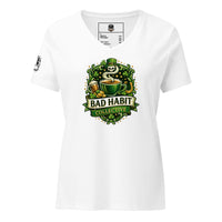 St. Paddy’s Bombshell – Women’s V-Neck Tee | Bad Habit Collective